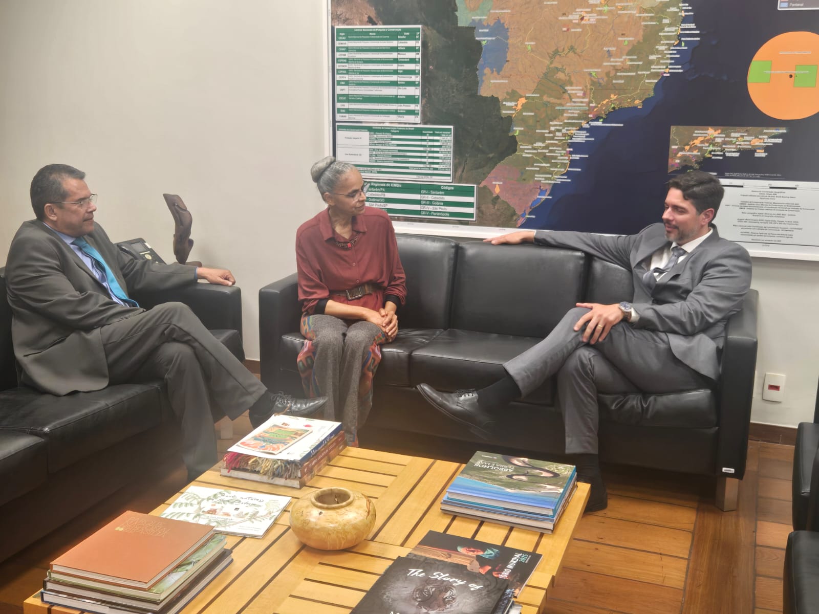 Marcello Moura se reúne com Marina Silva para discutir Ecoturismo